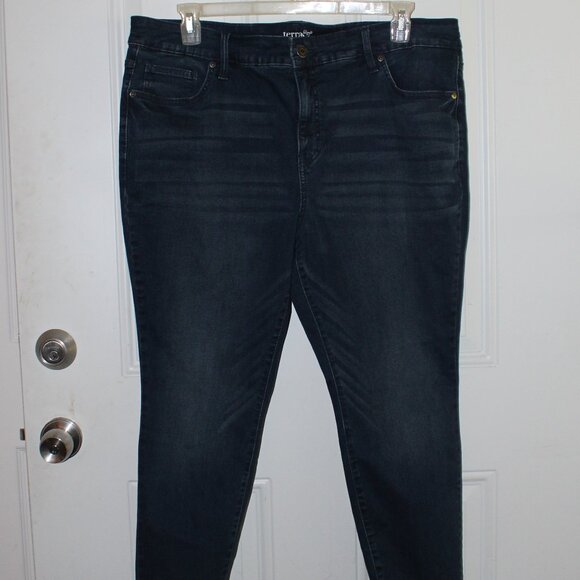 Terra & Sky Skinny Denim Jeans 18W Petite - Picture 3 of 6